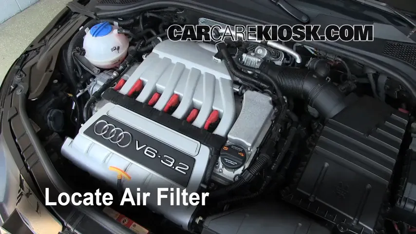2008 Audi TT Quattro 3.2L V6 Coupe Air Filter (Engine)